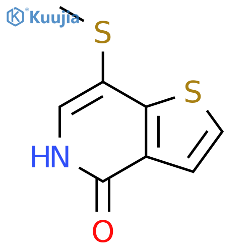 7-(methylthio)-Thieno[3,2-c]pyridin-4(5H)-one structure