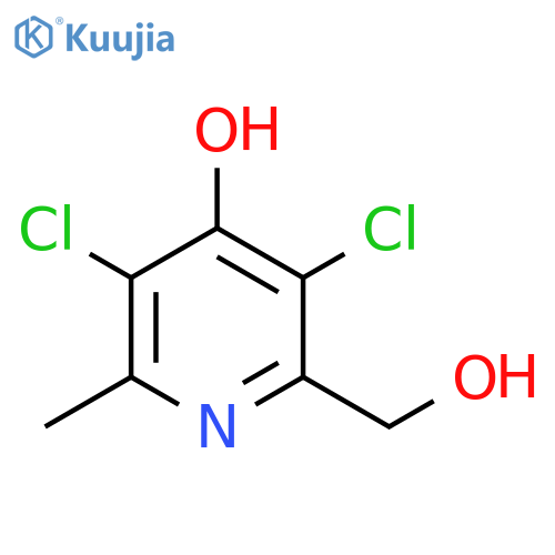 2-Pyridinemethanol, 3,5-dichloro-4-hydroxy-6-methyl- structure