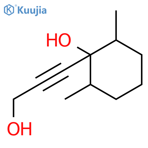 Cyclohexanol, 1-(3-hydroxy-1-propynyl)-2,6-dimethyl- structure