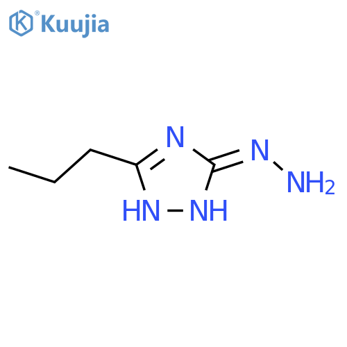 3H-1,2,4-Triazol-3-one, 1,2-dihydro-5-propyl-, hydrazone structure