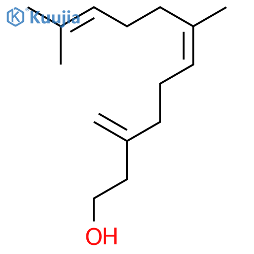 6,10-Dodecadien-1-ol, 7,11-dimethyl-3-methylene-, (E)- structure