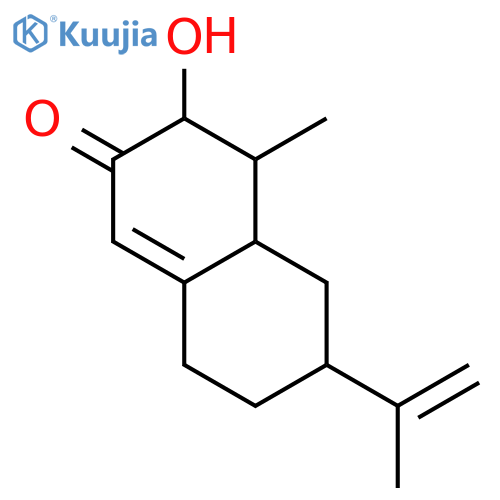 (3R,4S,4aS,6R)-3-hydroxy-4-methyl-6-(prop-1-en-2-yl)-4,4a,5,6,7,8-hexahydronaphthalen-2(3H)-one structure