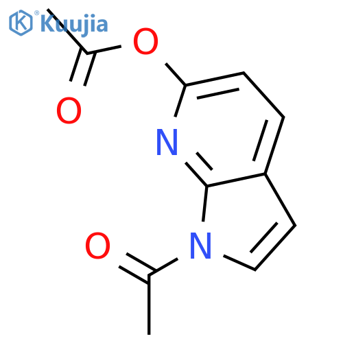 1-Acetyl-6-acetoxyl-7-azaindole structure