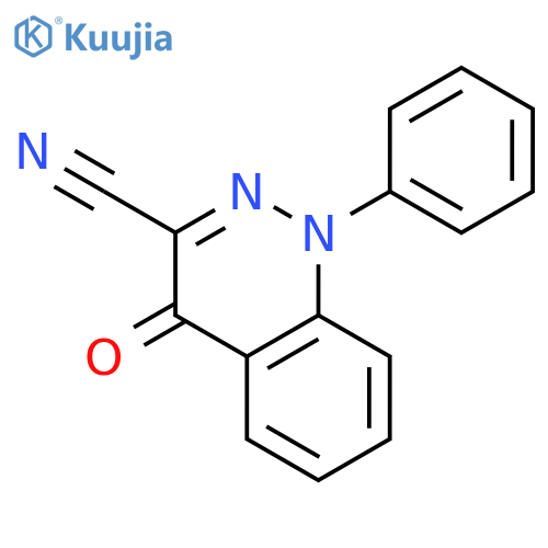 3-Cinnolinecarbonitrile, 1,4-dihydro-4-oxo-1-phenyl- structure
