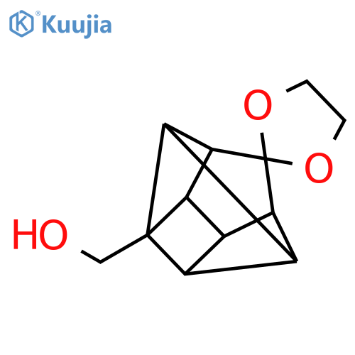SPIRO[1,3-DIOXOLANE-2,9'-PENTACYCLO[4.3.0.02,5.03,8.04,7]NONANE]-4'-METHANOL structure