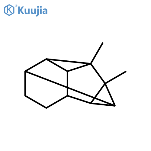 1,2,3-Metheno-1H-cycloprop[cd]indene,octahydro-2,2a-dimethyl-(9CI) structure