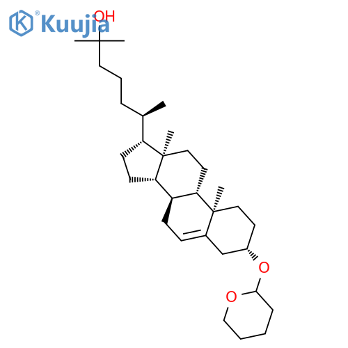 cholest-5-ene-3β,25-diol 3-tetrahydropyran-2-yl ether structure