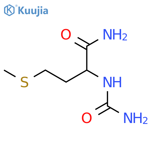 Butanamide, 2-[(aminocarbonyl)amino]-4-(methylthio)- structure