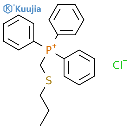 Phosphonium, triphenyl[(propylthio)methyl]-, chloride structure