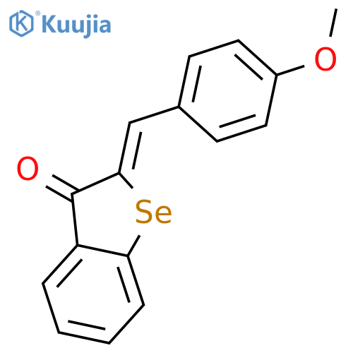 BENZO[B]SELENOPHEN-3(2H)-ONE, 2-[(4-METHOXYPHENYL)METHYLENE]- structure