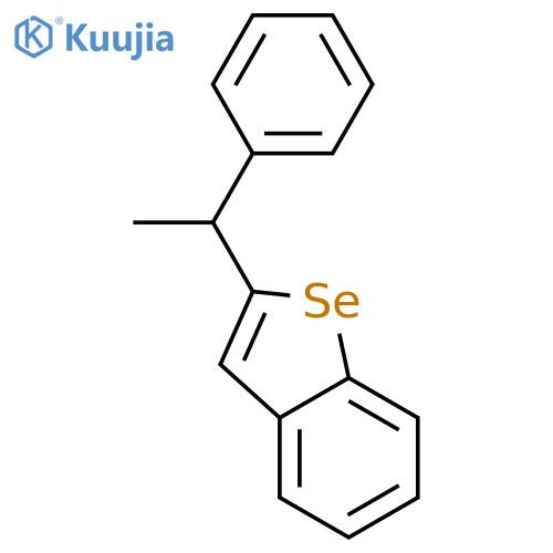 Benzo[b]selenophene, 2-(1-phenylethyl)- structure