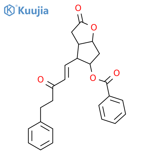 (3AR,4R,5R,6aS)-2-Oxo-4-((E)-3-oxo-5-phenylpent-1-en-1-yl)hexahydro-2H-cyclopentabfuran-5-yl benzoate structure