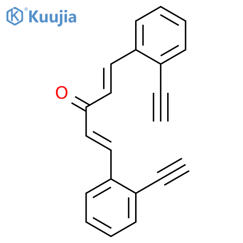 1,4-PENTADIEN-3-ONE, 1,5-BIS(2-ETHYNYLPHENYL)-, (E,E)- structure