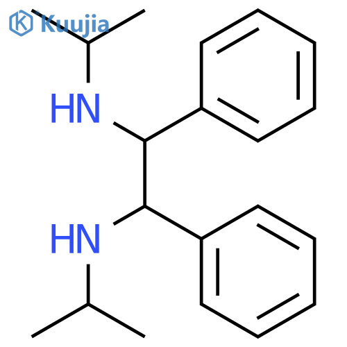 1,2-Ethanediamine, N,N'-bis(1-methylethyl)-1,2-diphenyl- structure