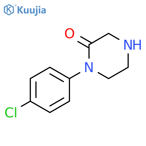 1-(4-Chlorophenyl)piperazin-2-one structure