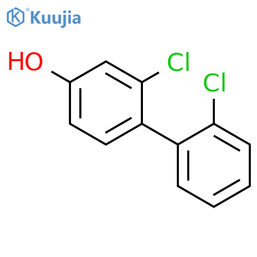 [1,1'-Biphenyl]-4-ol,2,2'-dichloro- structure