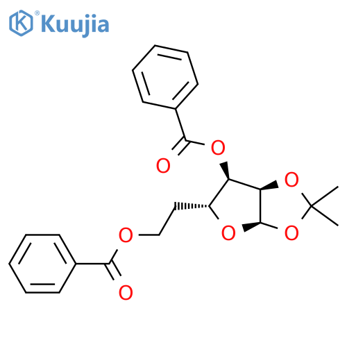 2-[(3Ar,5R,6R,6aR)-6-benzoyloxy-2,2-dimethyl-3a,5,6,6a-tetrahydrofuro[2,3-d][1,3]dioxol-5-yl]ethyl benzoate structure