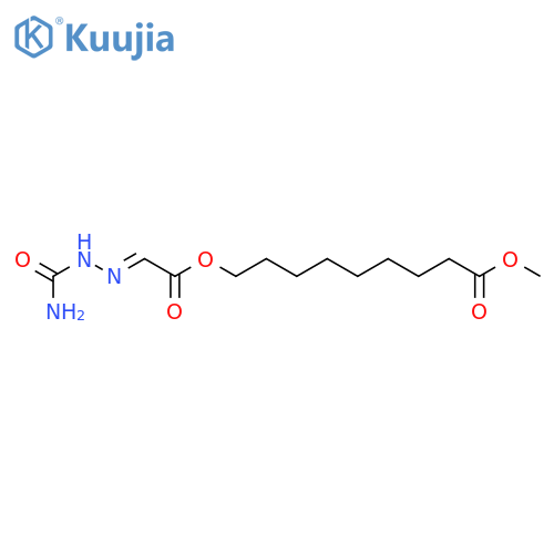 Nonanoic acid, 9-[[[(aminocarbonyl)hydrazono]acetyl]oxy]-, methyl ester structure