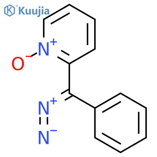 Pyridine, 2-(diazophenylmethyl)-, 1-oxide structure