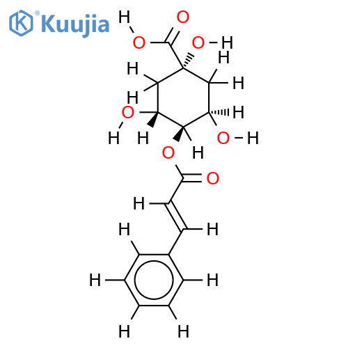 4-O-cinnamoylquinic acid structure
