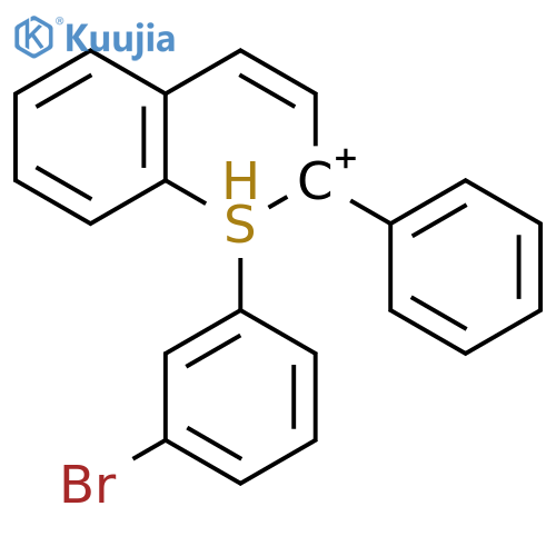 1H-2-Benzothiopyranium,1-(3-bromophenyl)-2-phenyl- structure