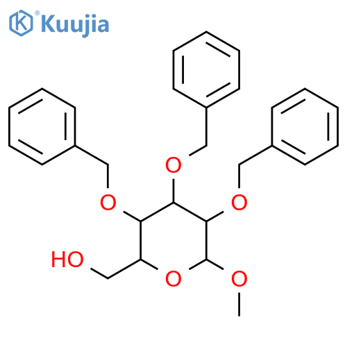 Methyl 2,3,4-tri-O-benzyl-α-D-galactopyranoside structure