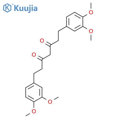 3,5-Heptanedione, 1,7-bis(3,4-dimethoxyphenyl)- structure