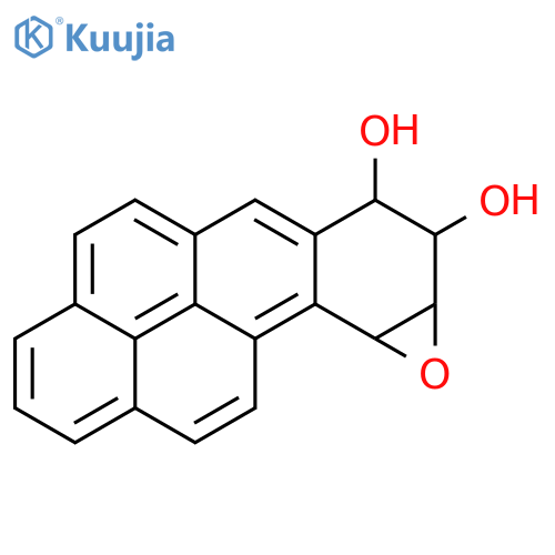 7,8,8a,9a-Tetrahydrobenzo[1,12]tetrapheno[10,11-b]oxirene-7,8-diol structure