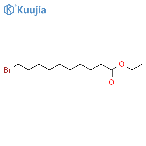 Ethyl 10-bromodecanoate structure