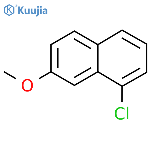 1-chloro-7-methoxynaphthalene structure