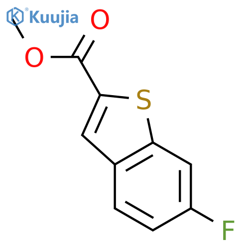 6-Fluoro-benzobthiophene-2-carboxylic Acid methyl ester structure