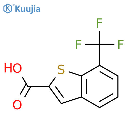 7-(Trifluoromethyl)-1-benzothiophene-2-carboxylic Acid structure