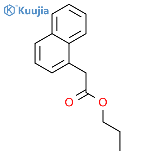 1-Naphthaleneaceticacid, propyl ester structure