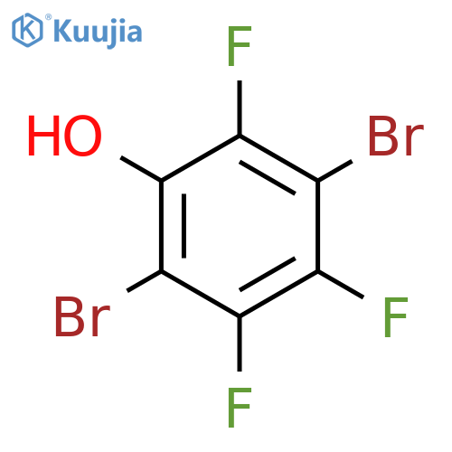 2,5-Dibromo-3,4,6-trifluorophenol structure