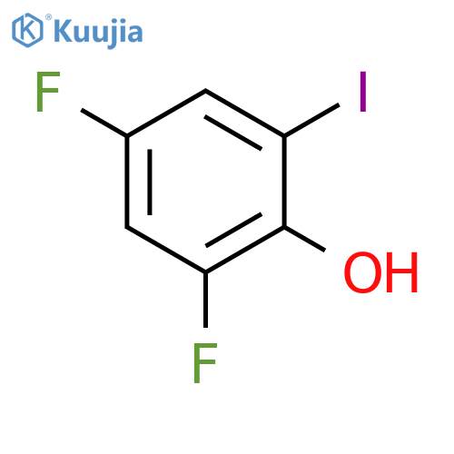 2,4-Difluoro-6-iodophenol structure