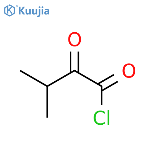Butanoyl chloride, 3-methyl-2-oxo- structure