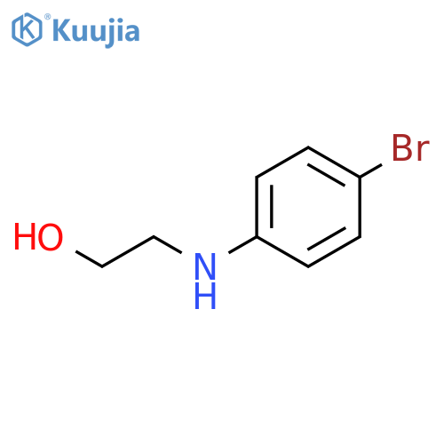 2-(4-bromophenyl)aminoethan-1-ol structure