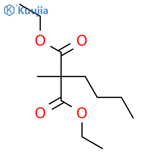Diethyl 2-butyl-2-methylmalonate structure