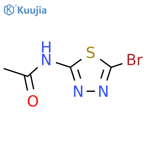 N-(5-Bromo-1,3,4-thiadiazol-2-yl)acetamide structure