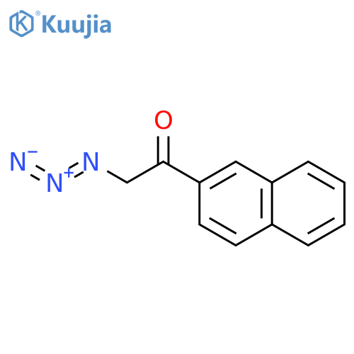 Ethanone, 2-azido-1-(2-naphthalenyl)- structure