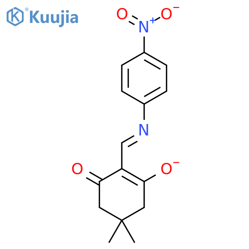 1,3-Cyclohexanedione,5,5-dimethyl-2-[[(4-nitrophenyl)amino]methylene]- structure