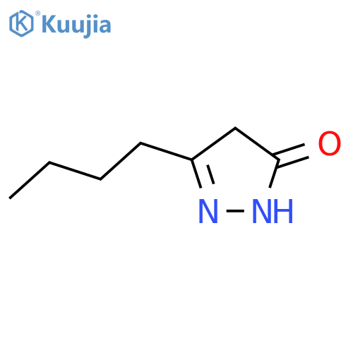 3H-Pyrazol-3-one, 5-butyl-2,4-dihydro- structure