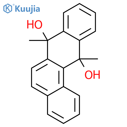Benz[a]anthracene-7,12-diol, 7,12-dihydro-7,12-dimethyl-, trans- structure