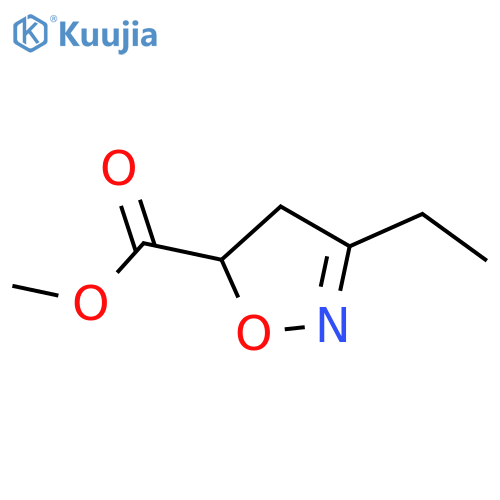 Methyl 3-Ethyl-4,5-dihydroisoxazole-5-carboxylate structure