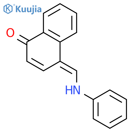 1(4H)-NAPHTHALENONE, 4-[(PHENYLAMINO)METHYLENE]- structure
