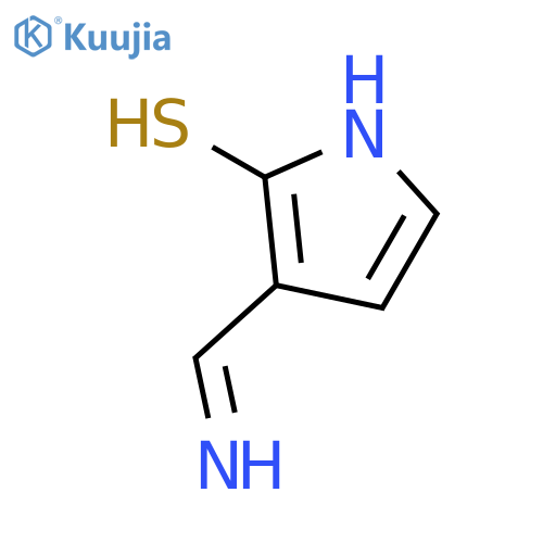 1H-PYRROLE-2-THIOL, 3-(IMINOMETHYL)- structure
