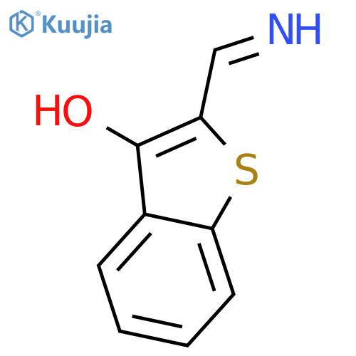 BENZO[B]THIOPHENE-3-OL, 2-(IMINOMETHYL)- structure