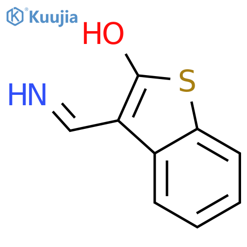 Benzo[b]thiophene-2-ol, 3-(iminomethyl)- structure