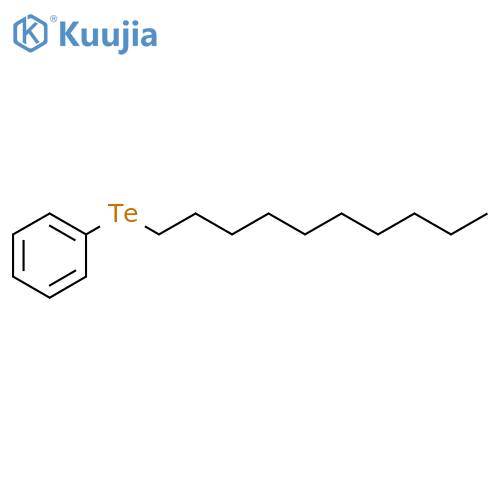 Benzene, (decyltelluro)- structure