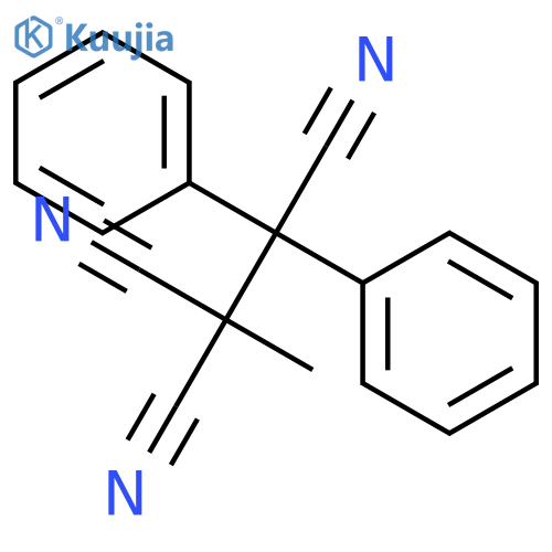 1,2,2-Propanetricarbonitrile, 1,1-diphenyl- structure